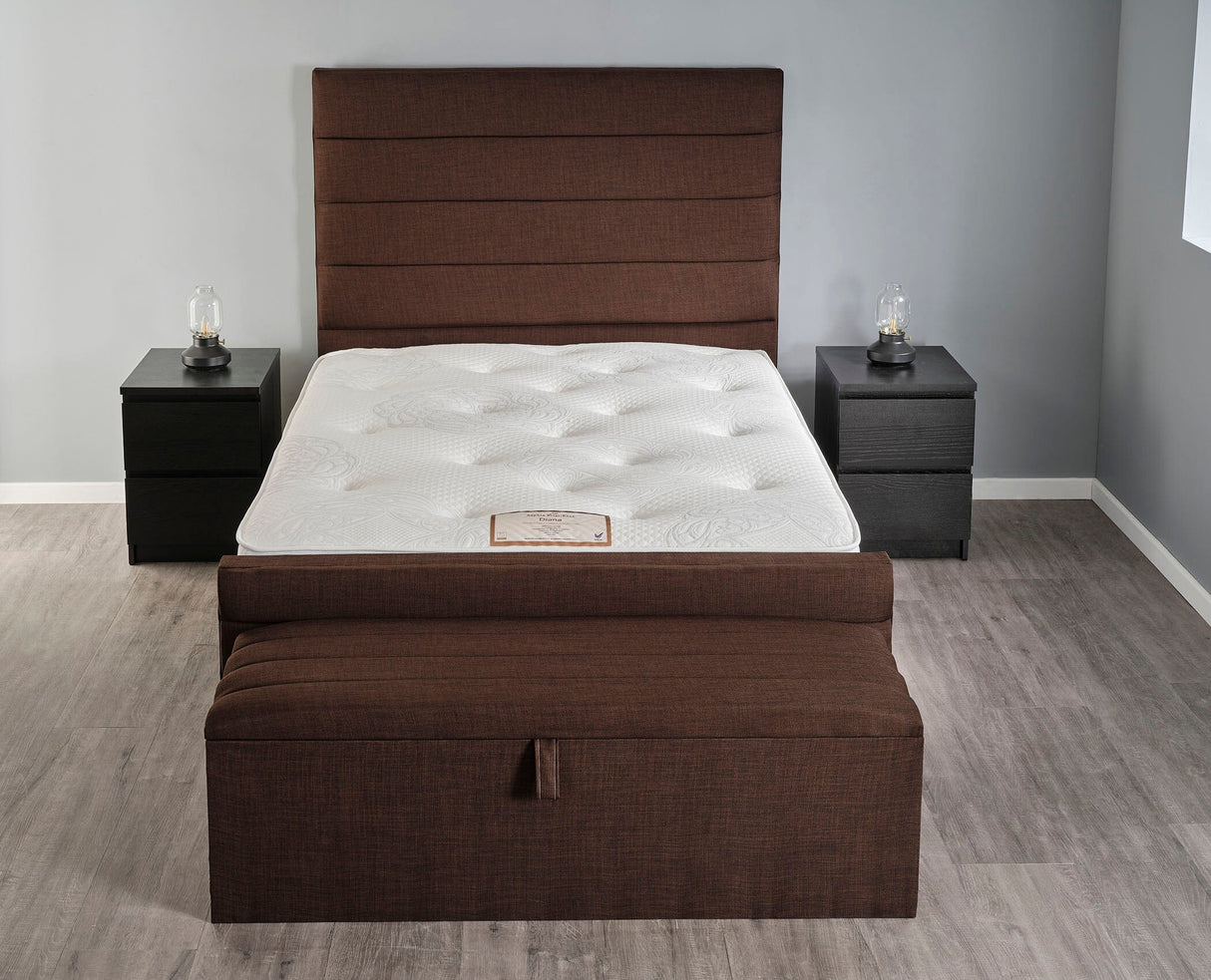 Callisto Ottoman Storage Box Ottoman Storage Boxes Divan Base Direct 