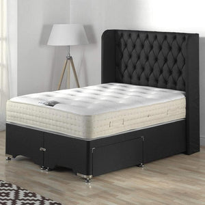 Sleep Revolution Cashmere Wool 1000 Pocket Sprung Divan Bed Set