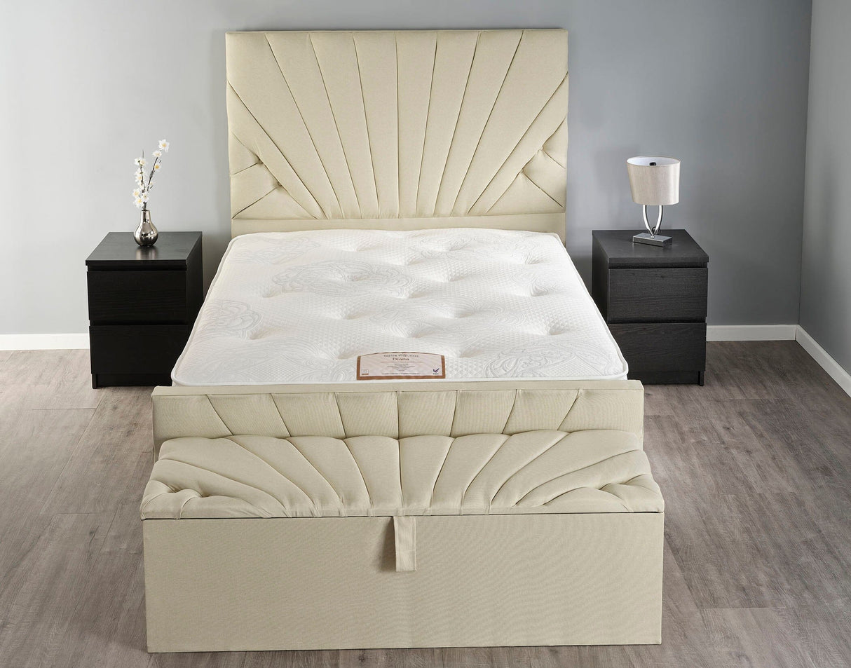 Dione Ottoman Storage Box Ottoman Storage Boxes Divan Base Direct 