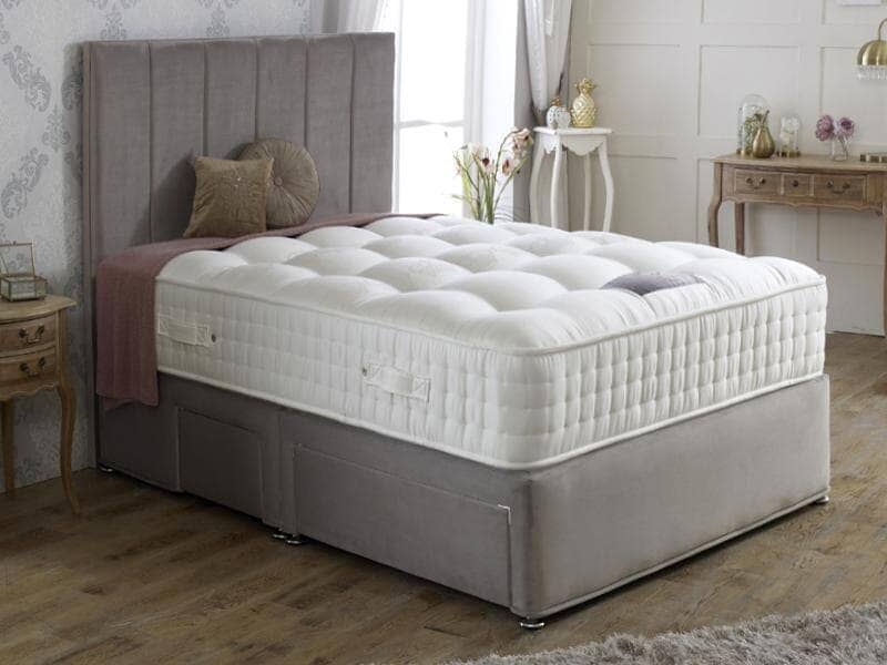 Dura Beds Royal Crown Natural 1000 Pocket Sprung Mattress – Divan