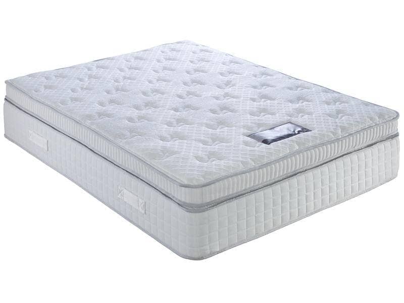 Dura Beds Turin 2000 Pocket Sprung Box Pillow Top Divan Bed Set Divan Bed Set Dura 