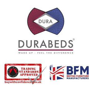 Dura Beds Celebration Deluxe 1800 Pocket Sprung Cushioned Top Divan Bed Set