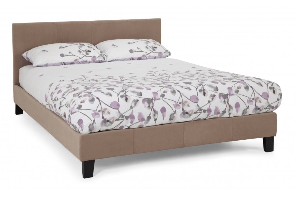 Madelyn Latte Fabric Bed