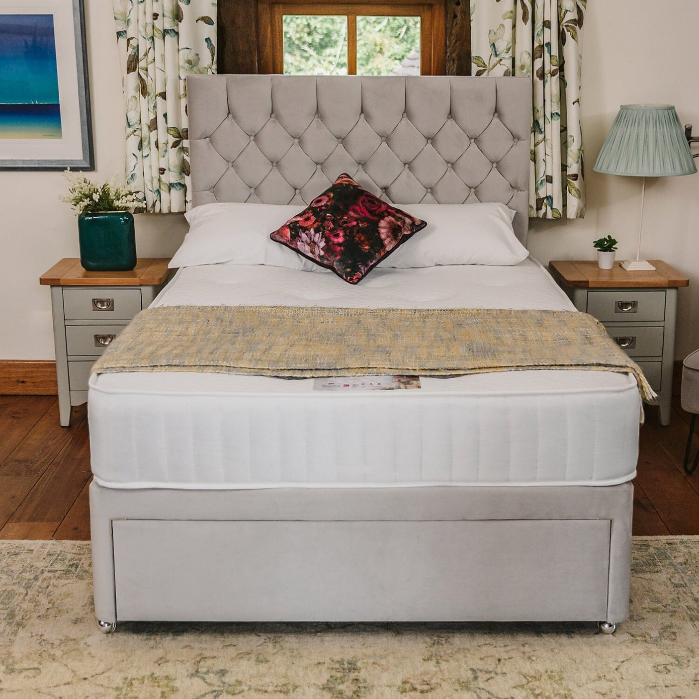 Florence Supreme Comfort Sprung Divan Bed Set Divan Bed Set Divan Base Direct 