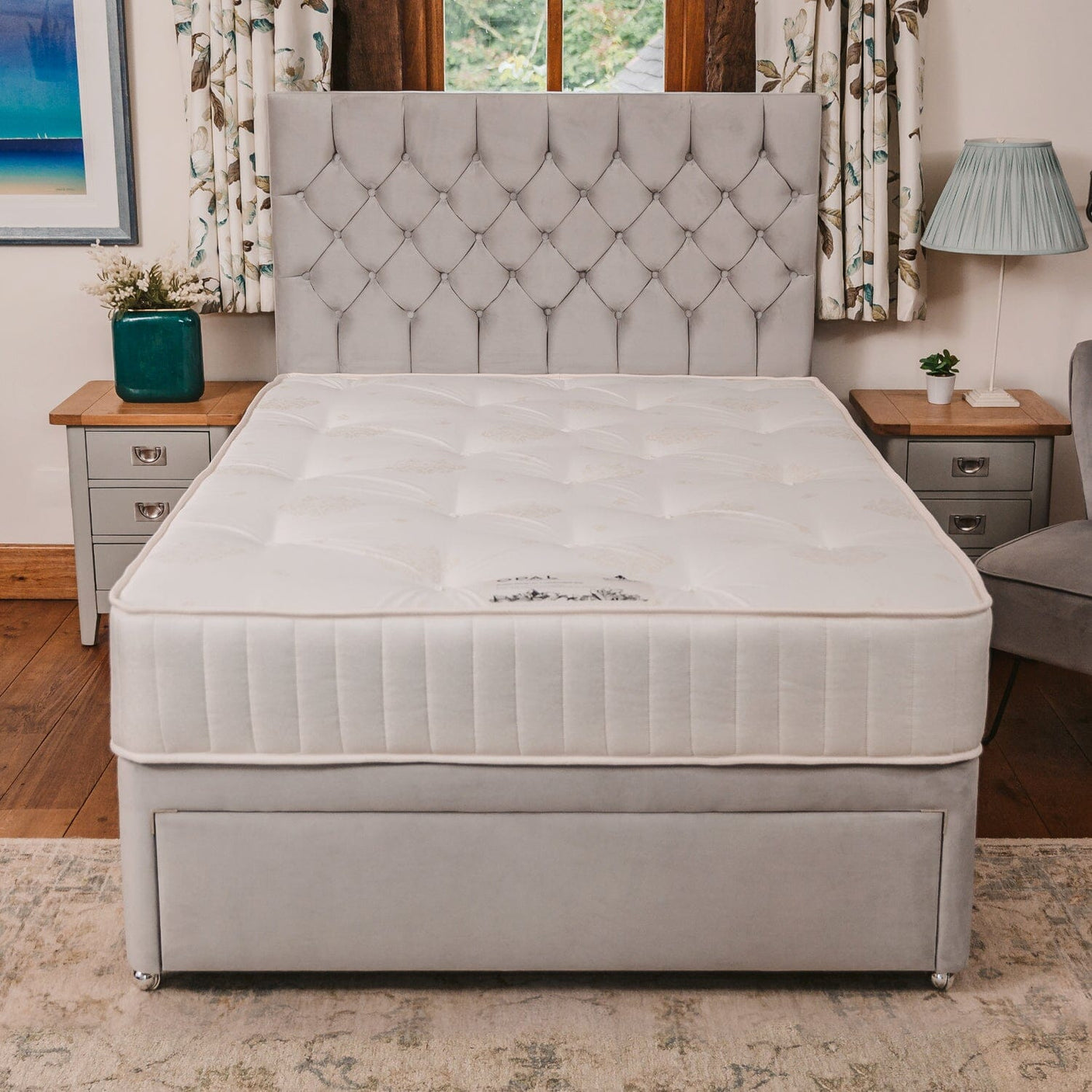 Opal Deluxe Orthopaedic Sprung Divan Bed Set Divan Bed Set Divan Base Direct 