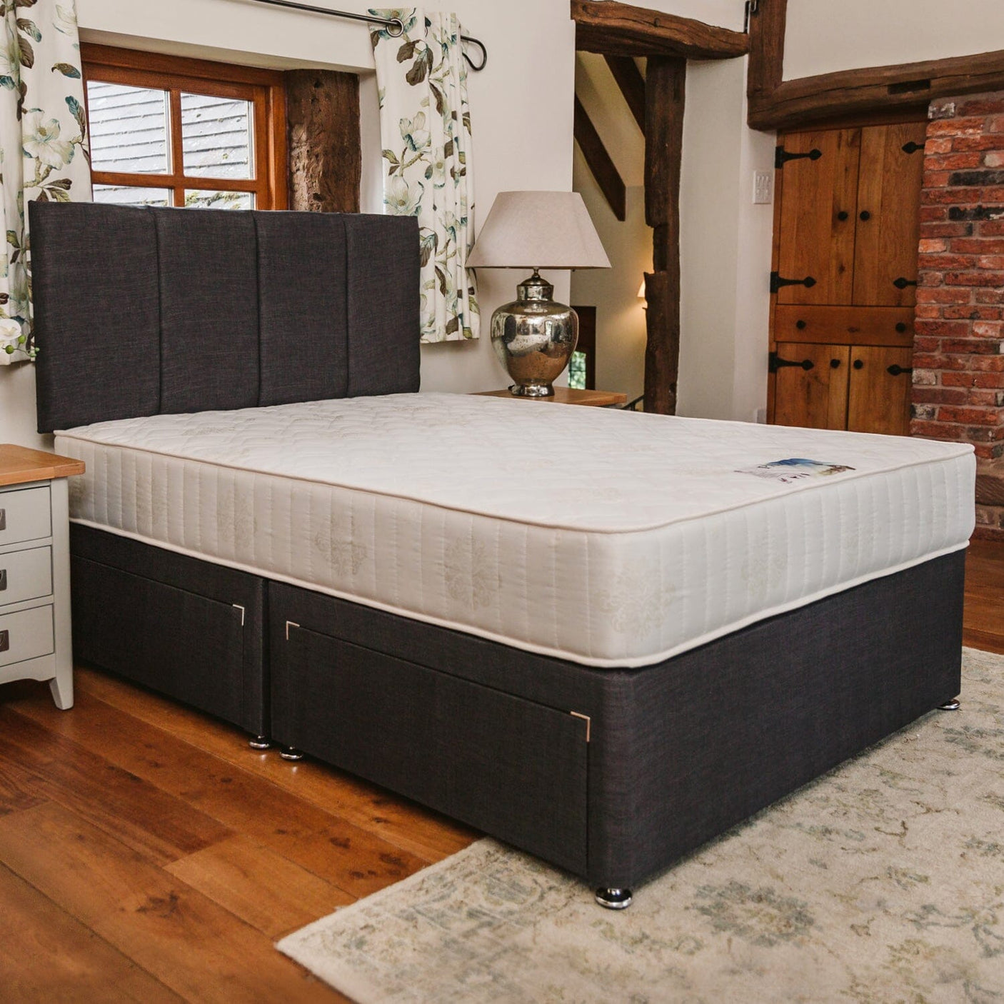 Paris Comfort Orthopaedic Sprung Divan Bed Set Divan Bed Set Divan Base Direct 