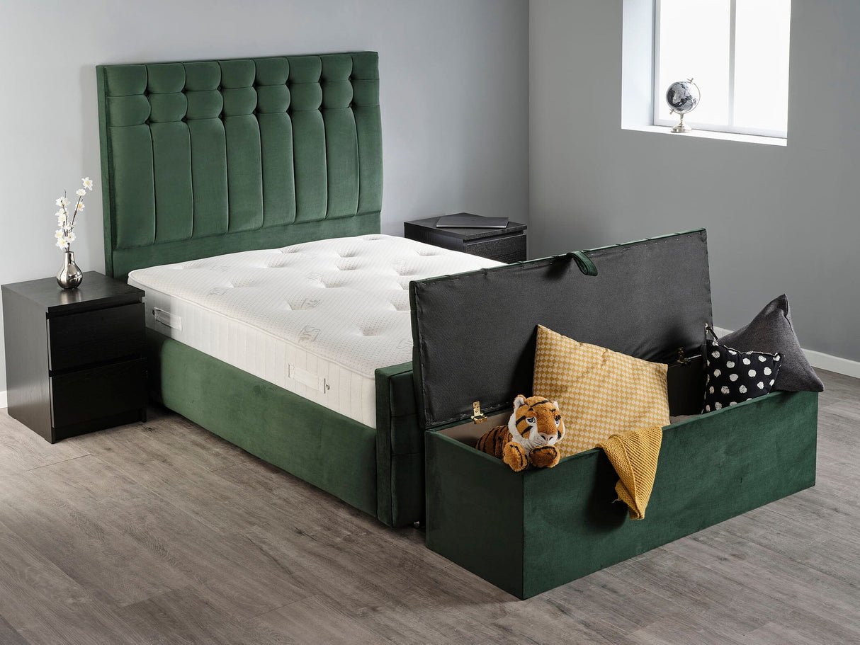 Portia Ottoman Storage Box Ottoman Storage Boxes Divan Base Direct 