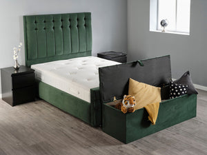 Portia Ottoman Storage Box Ottoman Storage Boxes Divan Base Direct 