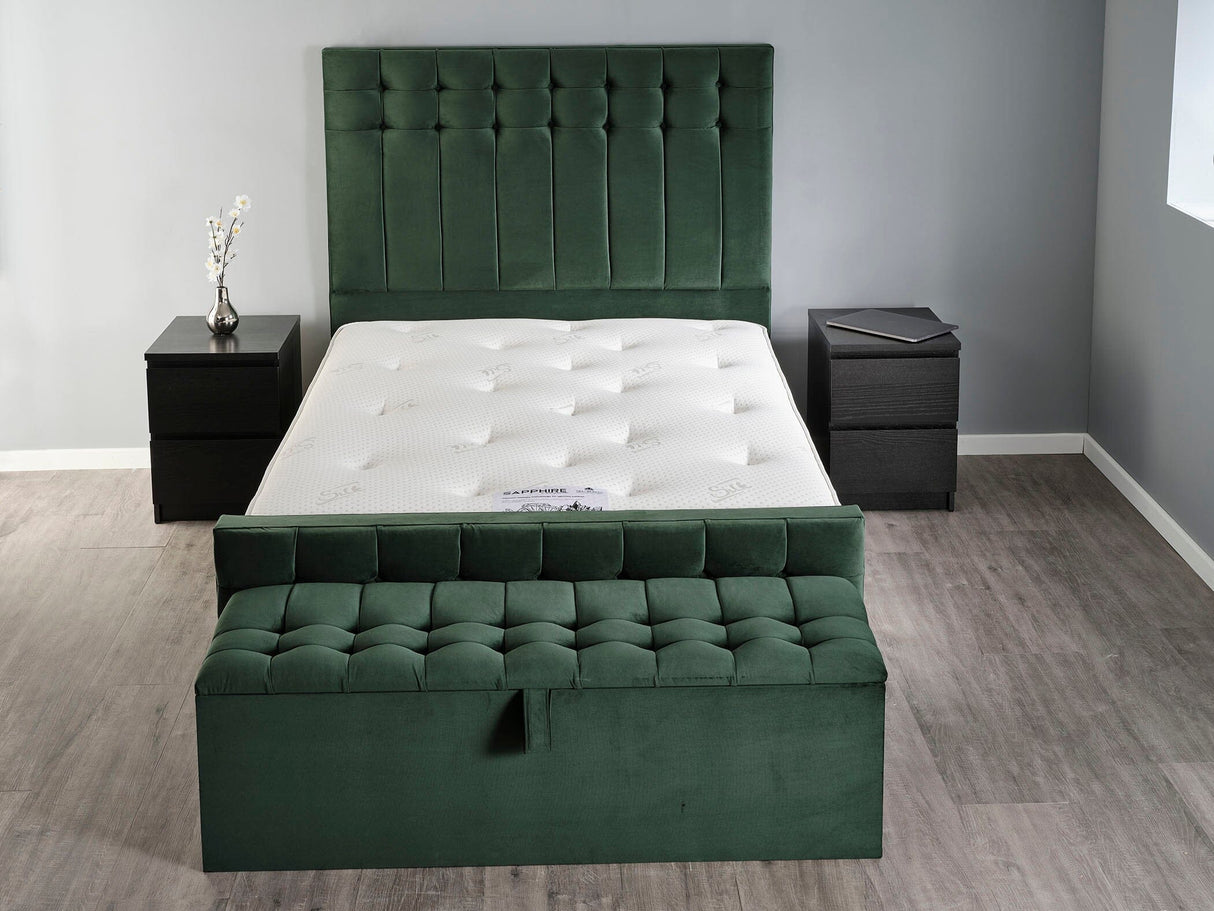 Portia Ottoman Storage Box Ottoman Storage Boxes Divan Base Direct 