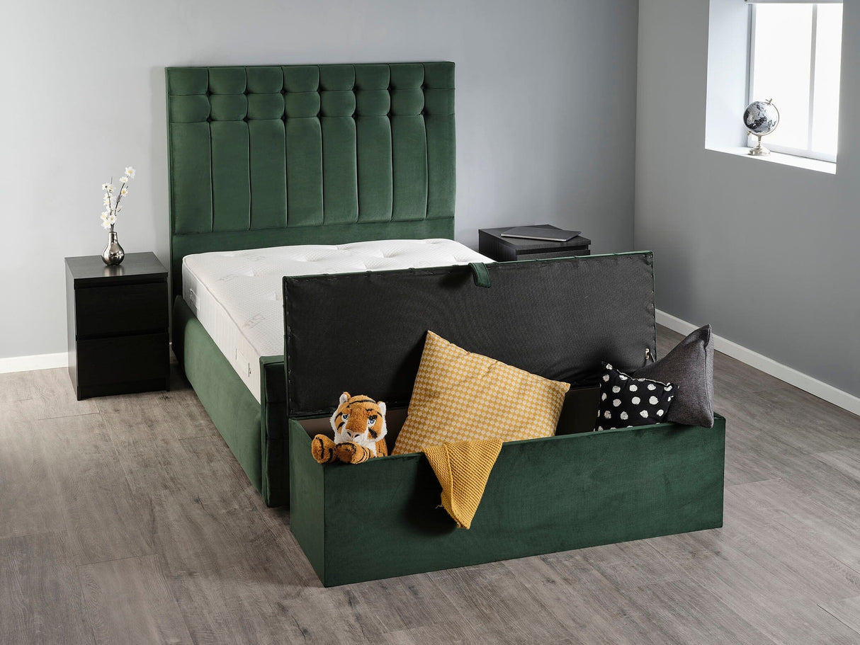 Portia Ottoman Storage Box Ottoman Storage Boxes Divan Base Direct 