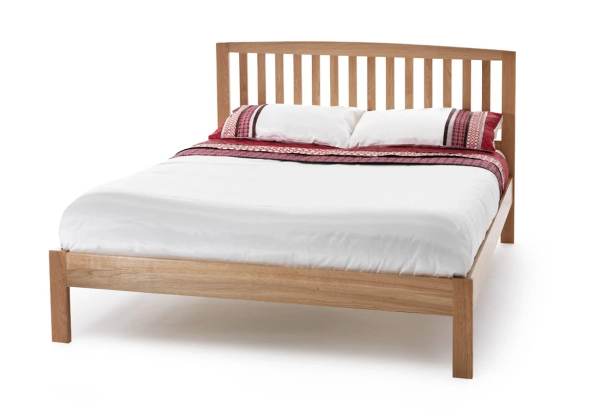 Serenity Oak Wooden Bed Frame Wooden Bed Frames Divan Base Direct 
