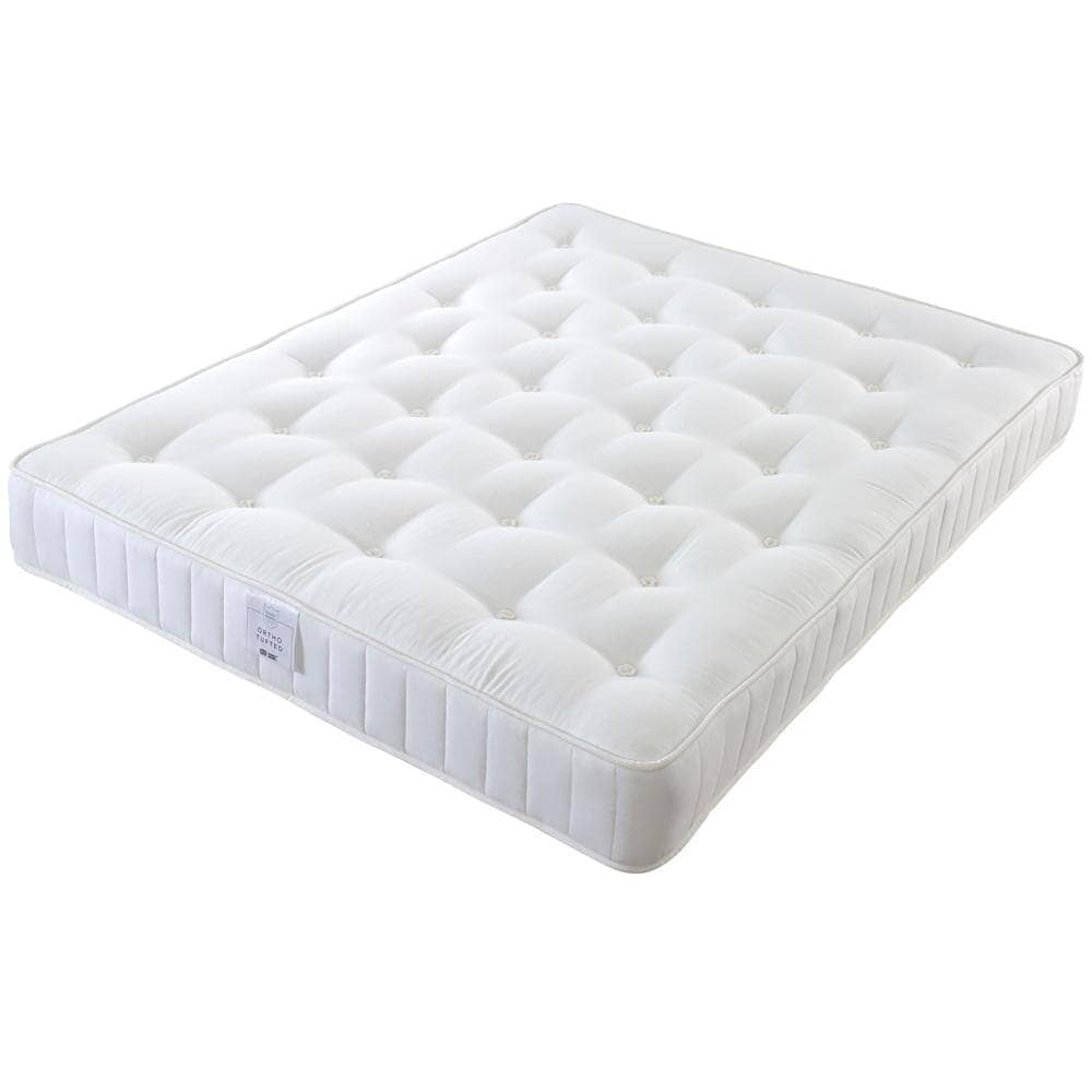 Shire Essentials Orthopaedic Sprung Tufted Divan Bed Set Divan Bed Set Shire 