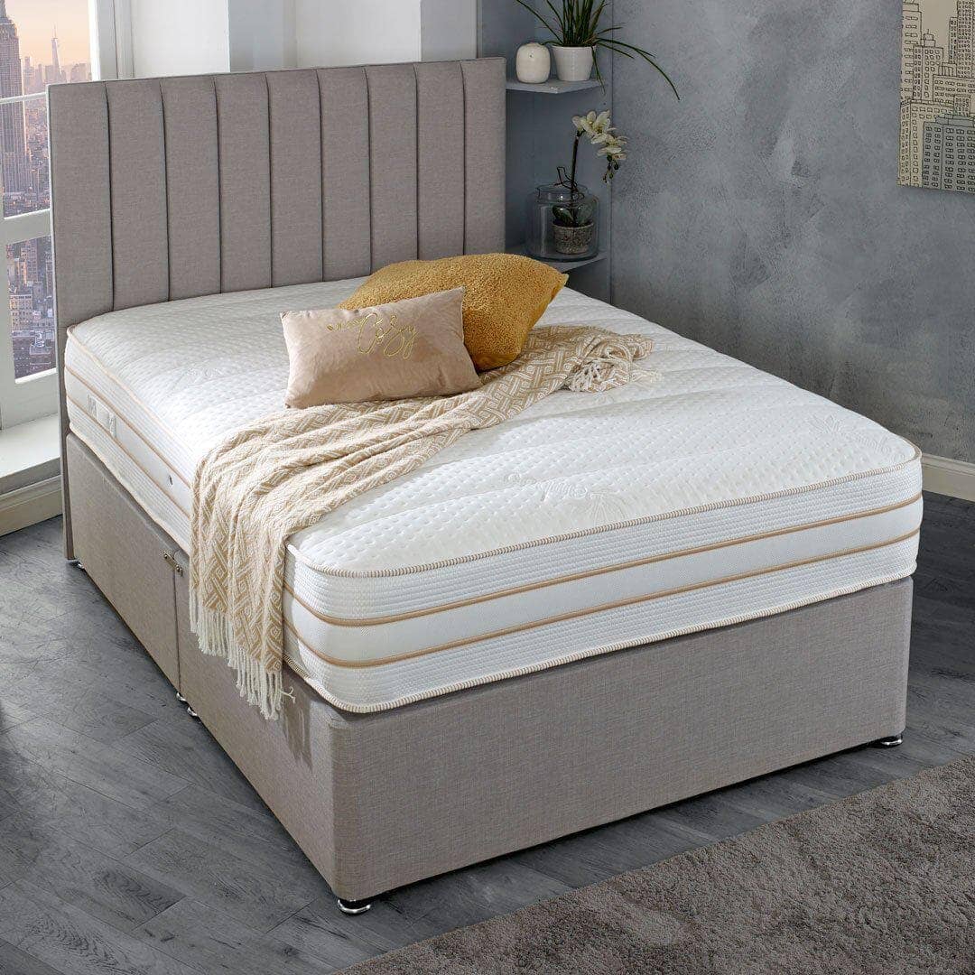 Shire Solaris Hydra 1500 Pocket Sprung Divan Bed Set Divan Bed Set Shire 