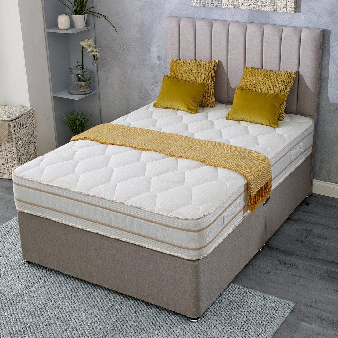 Shire Solaris Musca Calipso 1500 Pocket Sprung Divan Bed Set Divan Bed Set Shire 