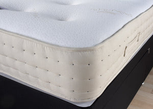 Sleep Revolution Cashmere Wool 1000 Pocket Sprung Divan Bed Set Divan Bed Set Divan Base Direct 