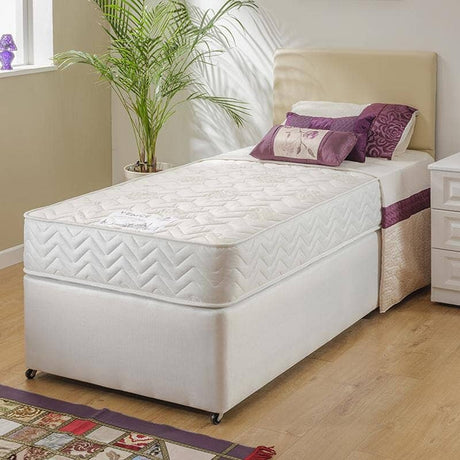 Sleep Revolution Venice Coil Sprung Divan Bed Set Divan Bed Set Divan Base Direct 