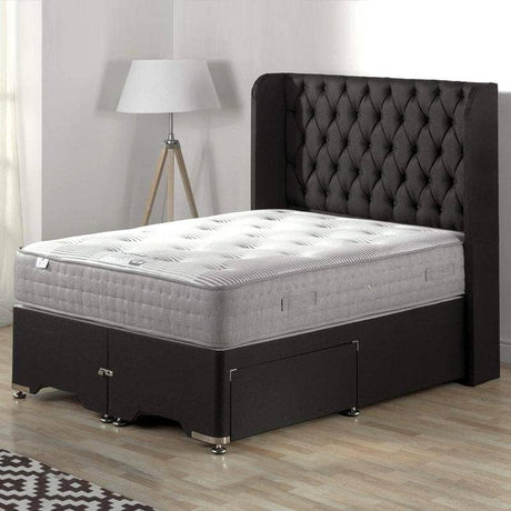 Sleep Revolution Victoria 2000 Pocket Sprung Latex Divan Bed Set Divan Bed Set Divan Base Direct 
