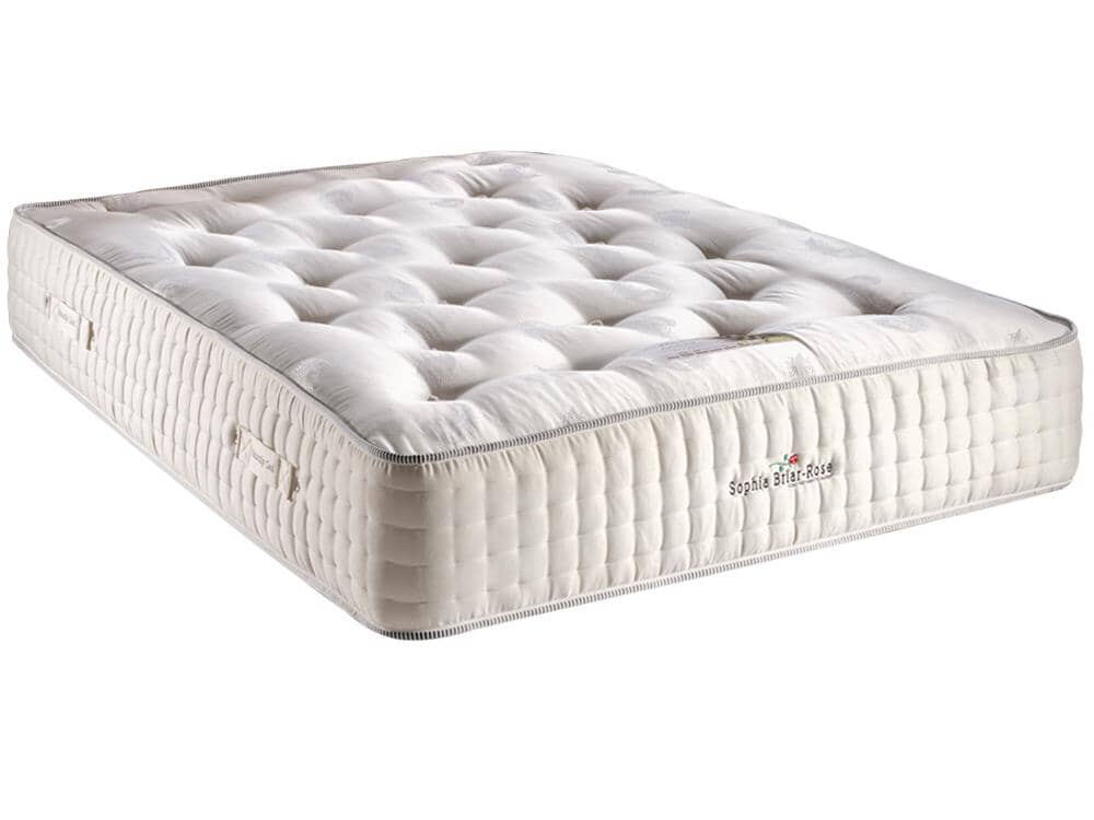 Sophia Briar-Rose Clarissa 3000 Pocket Sprung Natural Cashmere Wool Silk Divan Bed Set Divan Bed Set Divan Base Direct 